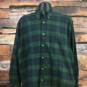 Woods and Gray Long Sleeve  Shirt Button Down L
